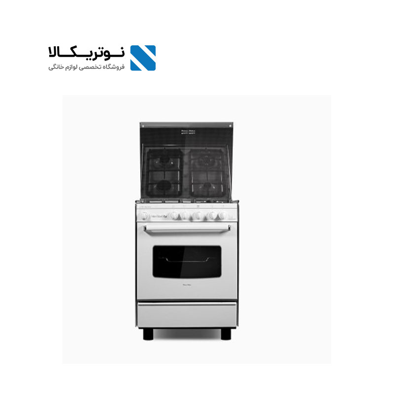 اجاق گاز 4 شعله تهران سبحان طرح فر دارای ترموکوپل ابعاد 60 در 50 تمام استیل