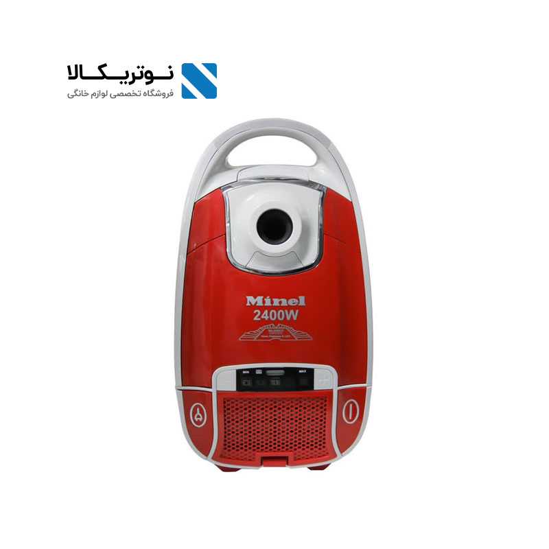 جارو برقی مینل مدل MVC 2400 توان 2400 وات رنگ قرمز